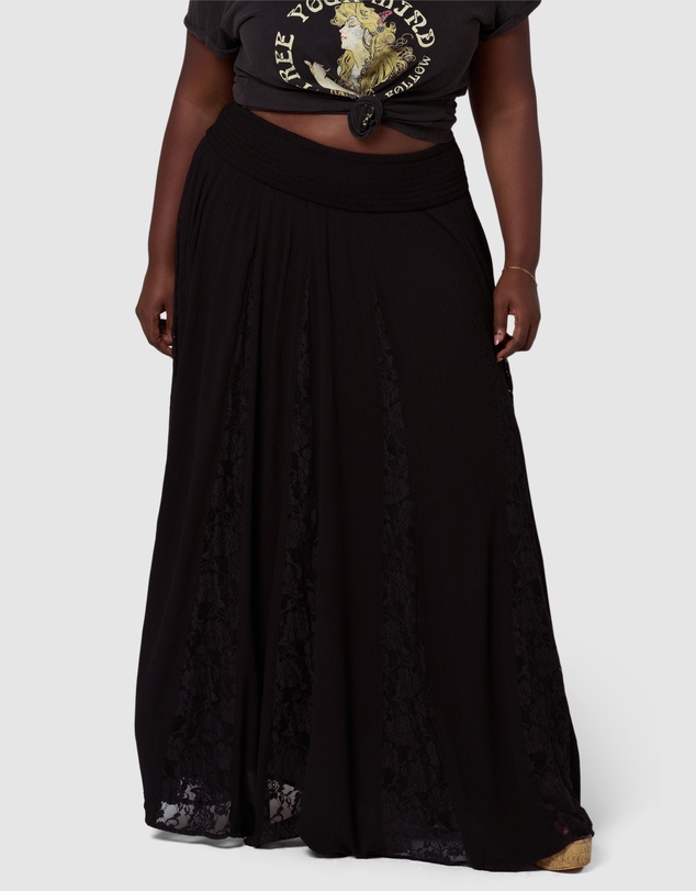 The Poetic Gypsy - Gilded Meadows Maxi Skirt