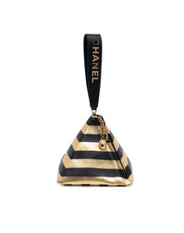 Pre-Loved by Azura Reborn - Pre-Loved Metallic Lambskin Kheops Pyramid Clutch