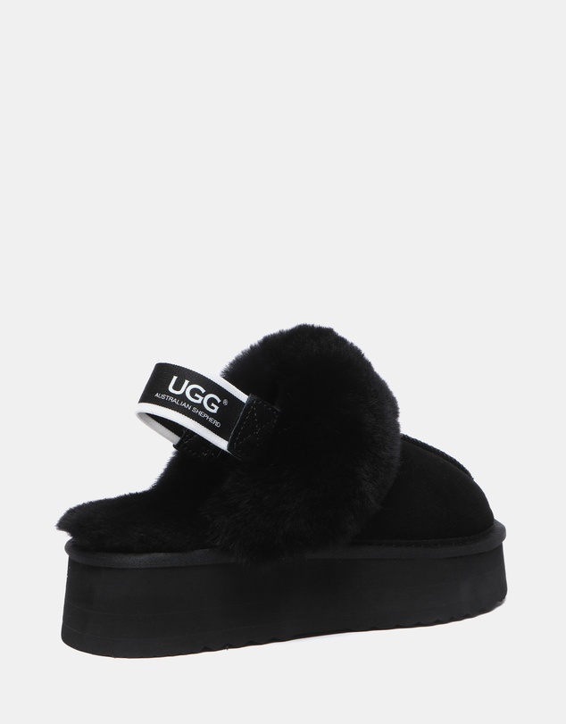 EVERAU - Australian Shepherd Ugg Waffle Platform Cow Suede Upper House Shoes