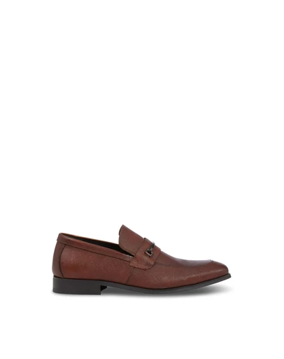 yd. - Riccardo Textured Leather Loafer