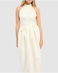 ROTATE - Satin Maxi Dress