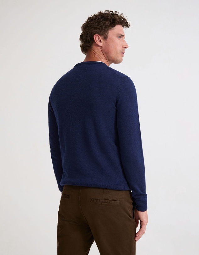 Oxford - Crew Neck Pure Merino Wool Pullover