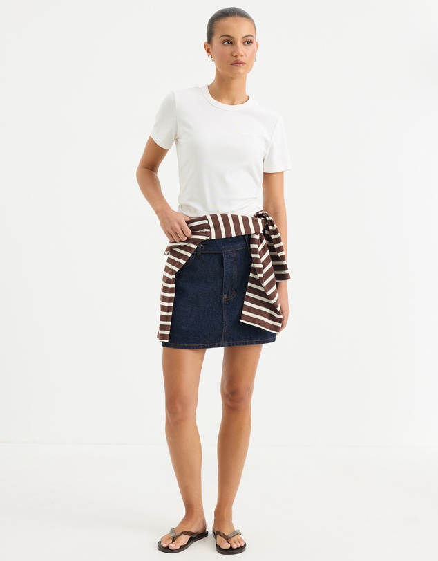 Calli - Erica Denim Mini Skirt