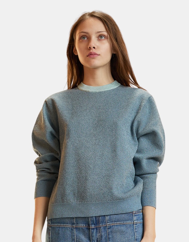 Cynthia Rowley - Metallic Knit Crewneck