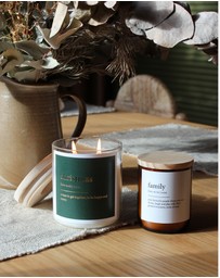The Commonfolk Collective - Family ~ Dictionary Meaning Candle