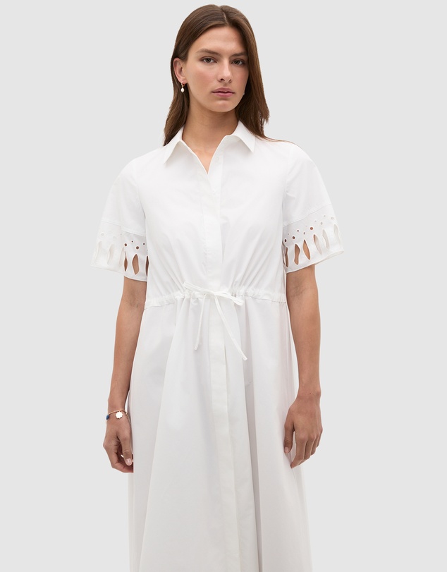 Seed Heritage - Poplin Cutwork Shirt Dress