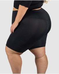 B Free Intimate Apparel - Plus Size High Waisted Long Biker Shorts