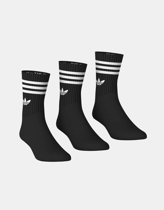 adidas Originals - 3-Pack Three Stripes Crew Socks