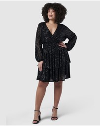 Pink Dusk by Curve Project - Night Out Sequin Dress