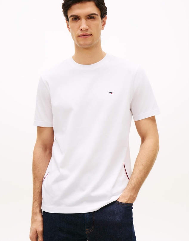 Tommy Hilfiger - Global Stripe Side Seam Jersey T-Shirt