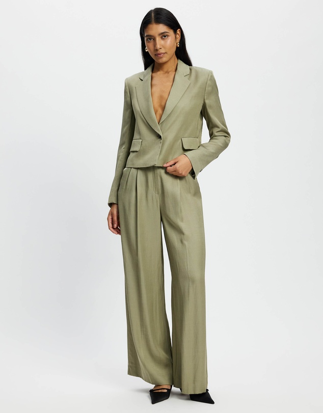 Emme - SALVIA CROPPED BLAZER