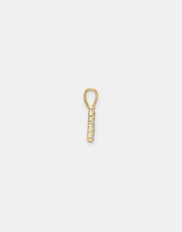 Zoe Olivia - 9K Gold Lab Grown Diamond Initial A Pendant