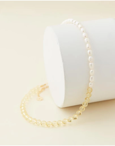 Senso - Pearl & Swarovski Choker