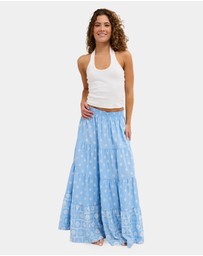 Roxy - Womens Cactus Flower Maxi Skirt