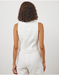 Atmos&Here - Arden Linen Blend Vest