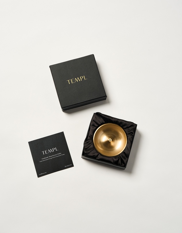 TEMPL - Brass Incense Holder