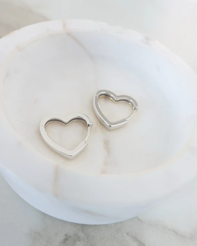 Luna Rae - Sterling Silver - Amore Hoops