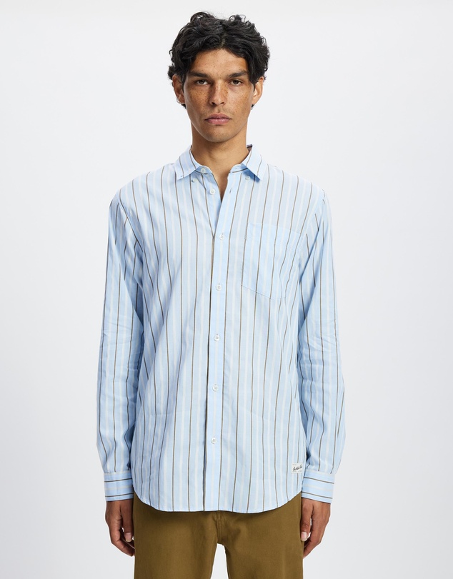 Scotch & Soda - Regular Fit Dobby Stripe Shirt