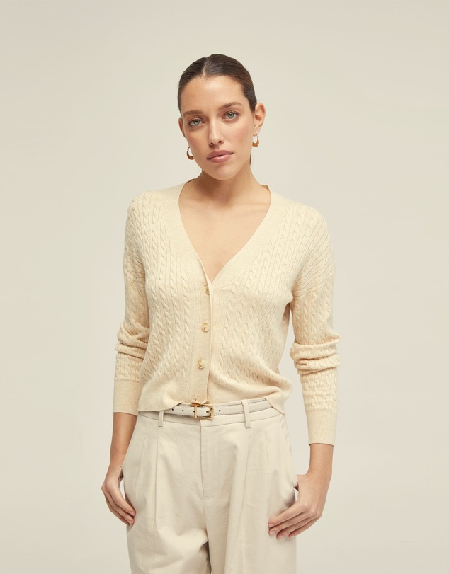 Oxford - Erin Cable Cardigan
