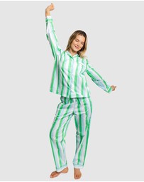 Sant And Abel - Women's Drawbertson Wild Stripes Long PJ Set