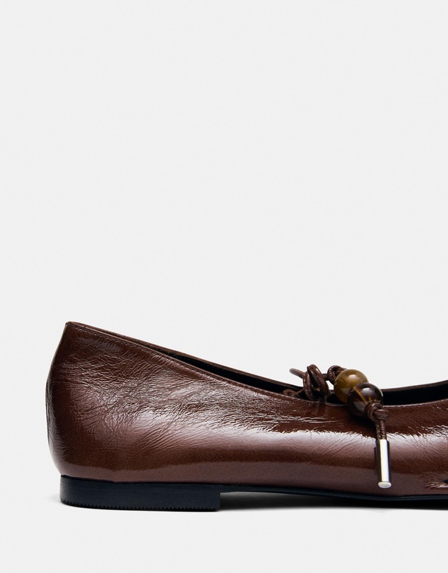 Alohas - Sway Leather Ballet Flats - Women's
