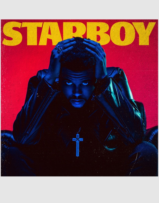 Universal Music - The Weeknd Starboy - Double Vinyl Album & Crosley Record Storage Display Stand