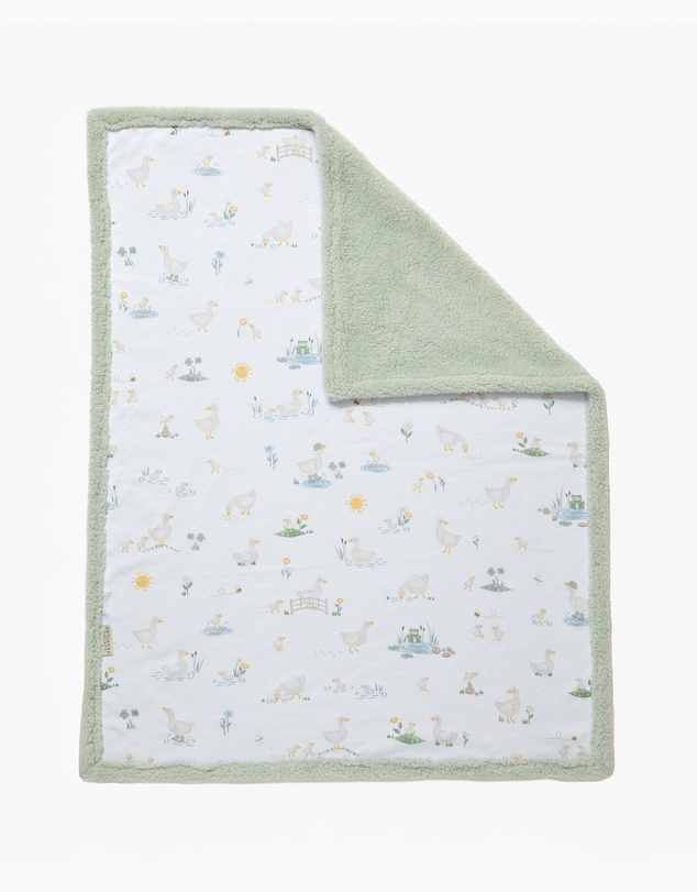 Living Textiles - Sherpa Blanket - Goosey Goosey