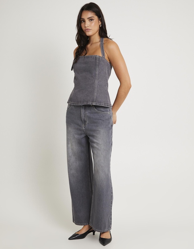 Insight - Rez Maxi Baggy Denim Jean Petite