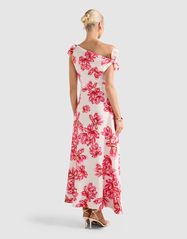 Forever New - Vinetta Asymmetric Bow Midi Dress