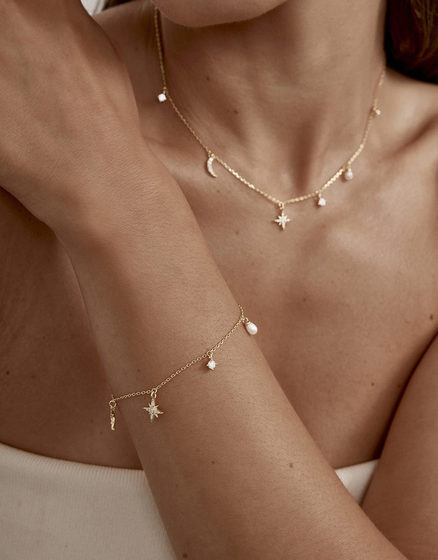 By Charlotte - Celestial Skies Charm Bracelet