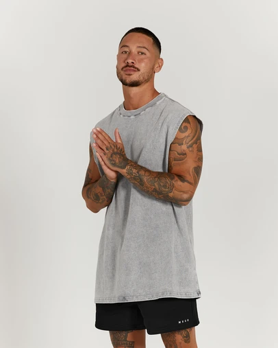 Muscle Republic - Mens Heavy Oversized Tank - Timeless