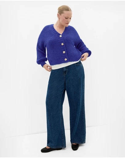 City Chic - Kiara V Neck Cardigan