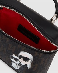 Karl Lagerfeld - Ikon Monogram Small Vanity Crossbody Bag