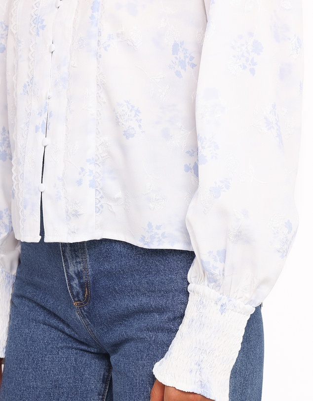 Petal & Pup - Parsons Blouse - Blue Floral