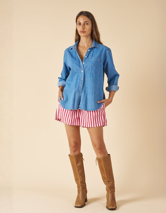 CAMIXA - Shoshana Striped Shorts