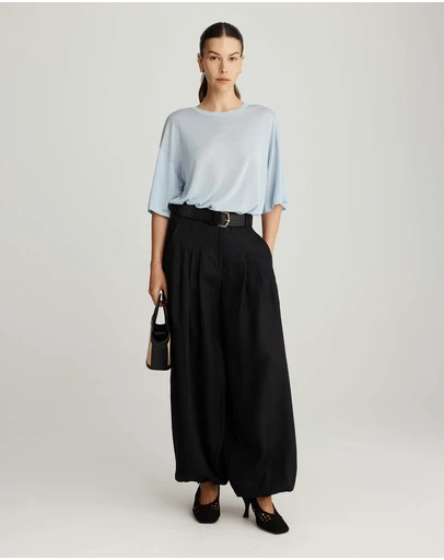 Mattir - Lulu Linen Pant Black