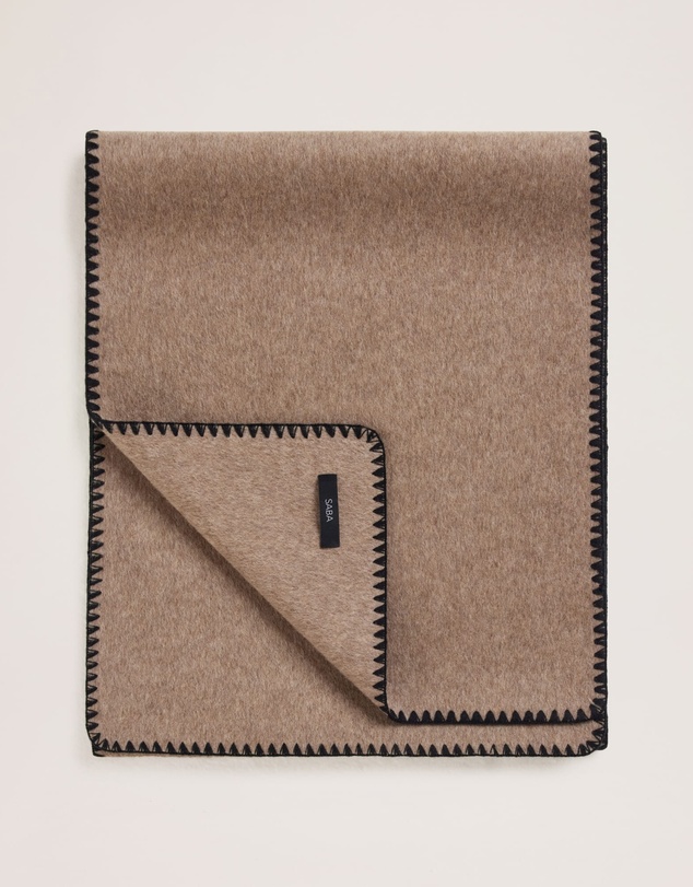 SABA - Kayla Contrast Stitch Scarf