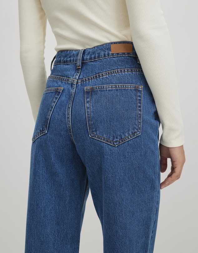 AERE - Mid Rise Drawcord Jeans