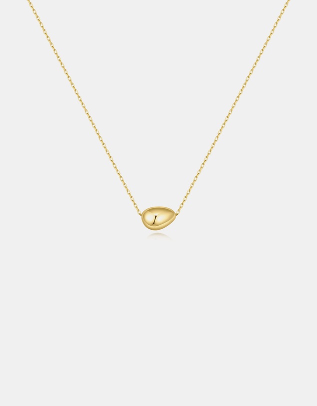 Ania Haie - Gold Organic Dome Pebble Necklace