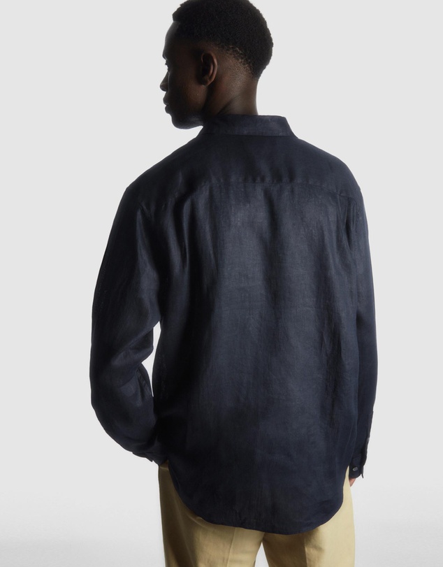 COS - Curved-hem Linen Shirt