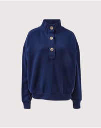 Ceres Life - Marli Button Sweat