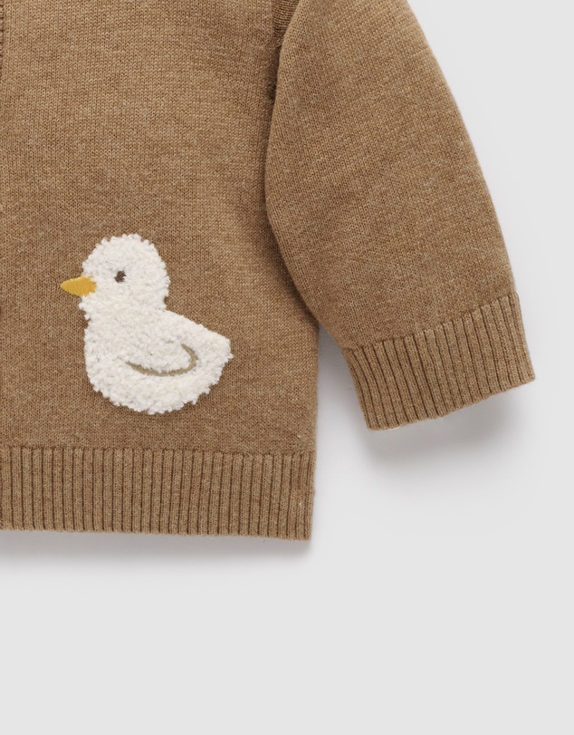 Purebaby - Goose Chenille Cardigan-Kids-Babies