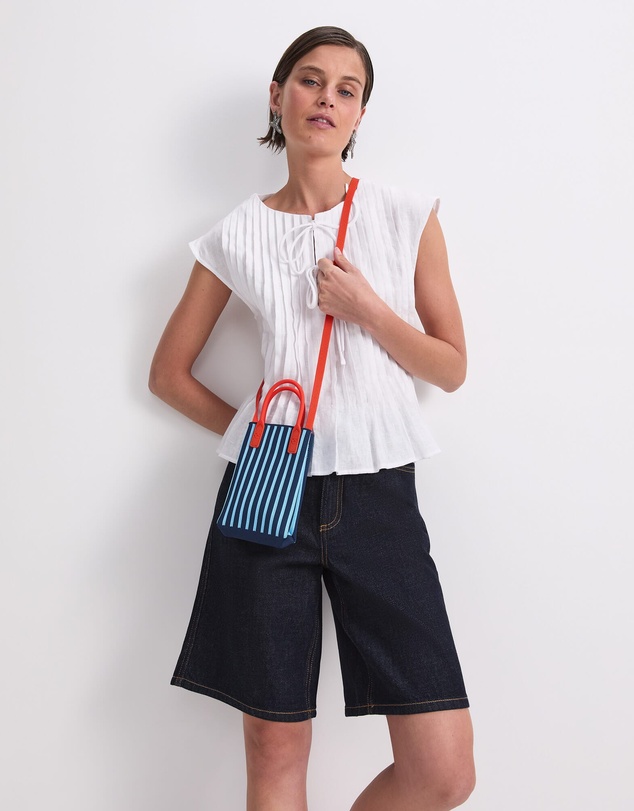 Sportscraft - Ariana Pintuck Linen Blouse