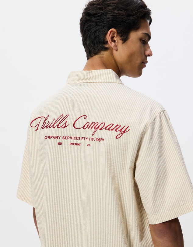 Thrills - Visions Box Crop Short Sleeve Shirt - ICONIC EXCLUSIVE