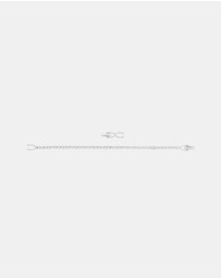 Swarovski - Imber Emily Tennis bracelet, Round cut, White, Rhodium plated
