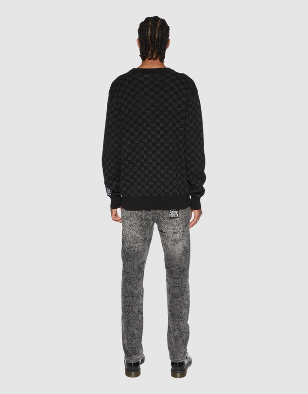 Ksubi - Box Knit Crew Washed Black