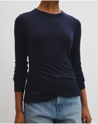 Country Road - Jersey Wrap Top