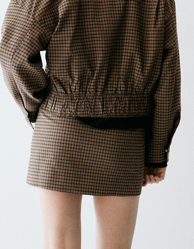 M.N.G - Short Check Skirt