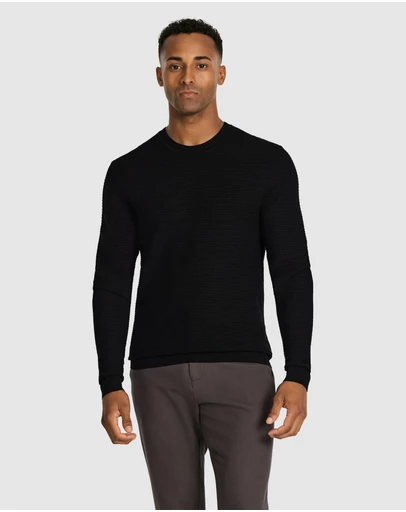 Tarocash - Cambridge Textured Crew Knit