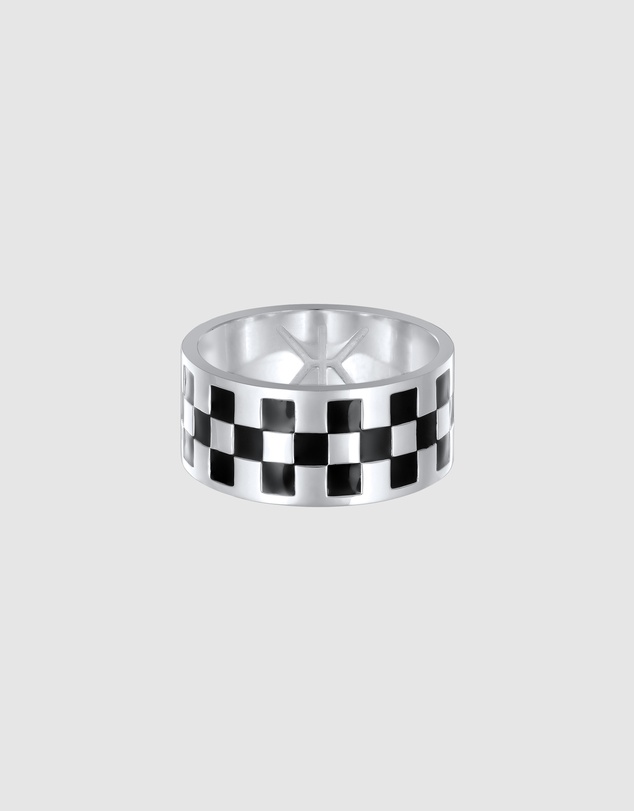 Kuzzoi - ICONIC EXCLUSIVE - Ring Male Silver 925 Sterling Silver Enamel